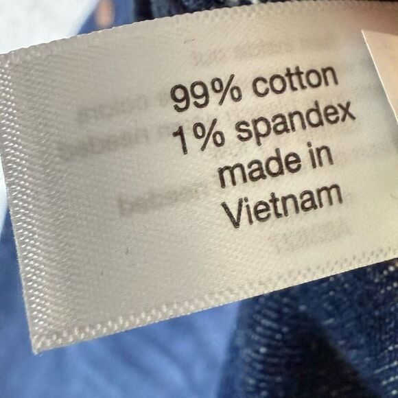 Brand New Lane Bryant Women's Size 24S Cotton Stretch Overalls Denim Medium Wash - Picture 9 of 12